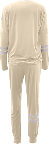 Miniatura 5 de Hugncmy Sports Set Set Long Of Sleeve Gradient Color Piece Women's Solid Two Neck O Women Suits & Sets Graduation Outfit