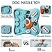 FOXMM Interactive Dog Treat Puzzle Toys for IQ Training & Mental Stimulating,Fun Slow Feeder,Large Medium Small Dogs Enrichment Toys with Squeak Design