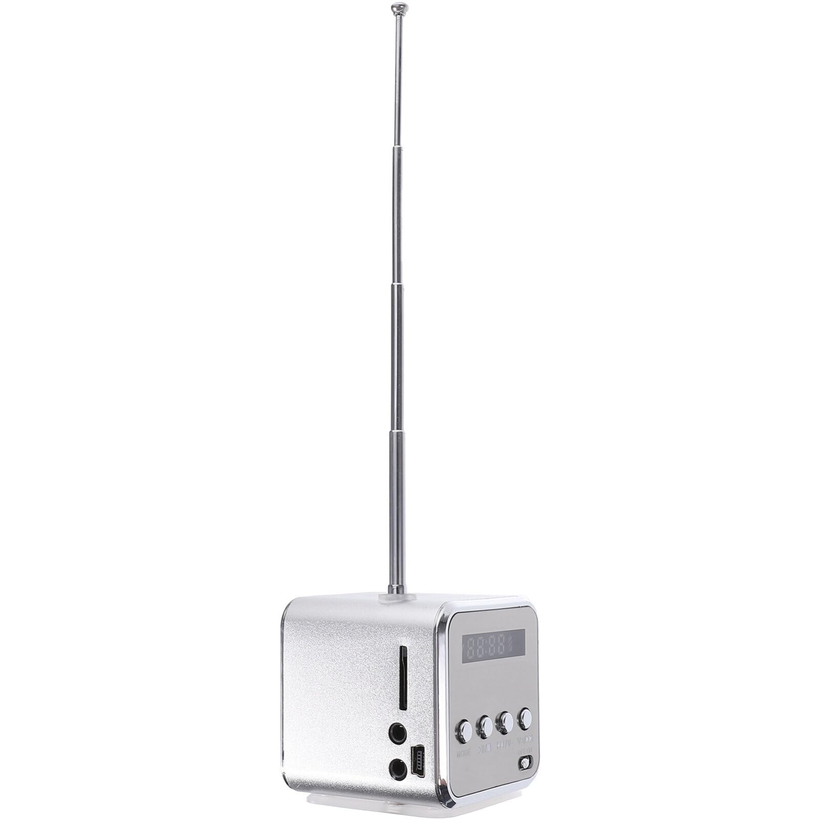 Hemobllo Radio łazienkowe z czujnikiem ruchu, 1 zestaw, mini mały komputer, bezprzewodowy, USB, PC, bezprzewodowy, w stylu vintage, radio prysznicowe