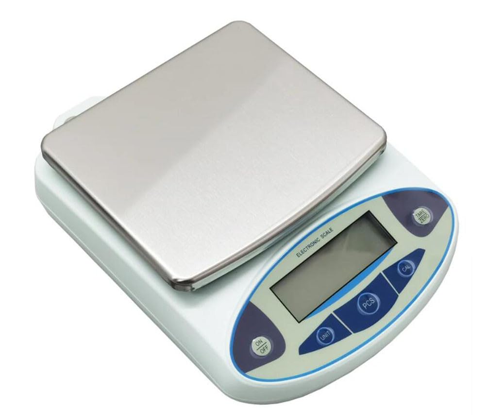 Elektroniczna waga analityczna, 0,01 g, precyzyjna waga laboratoryjna, do laboratorium, kuchni, jubilerstwa (3000 g)