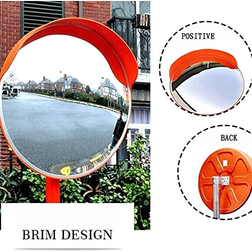 Miroir d'angle d'intersection convexe de 60cm pour visibilité garage