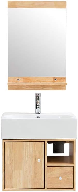 Miliboo Meuble De Salle De Bain Vasque Meuble Sous Vasque Et Miroir Evan Amazon Fr Cuisine Et Maison