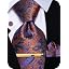 rust purple floral