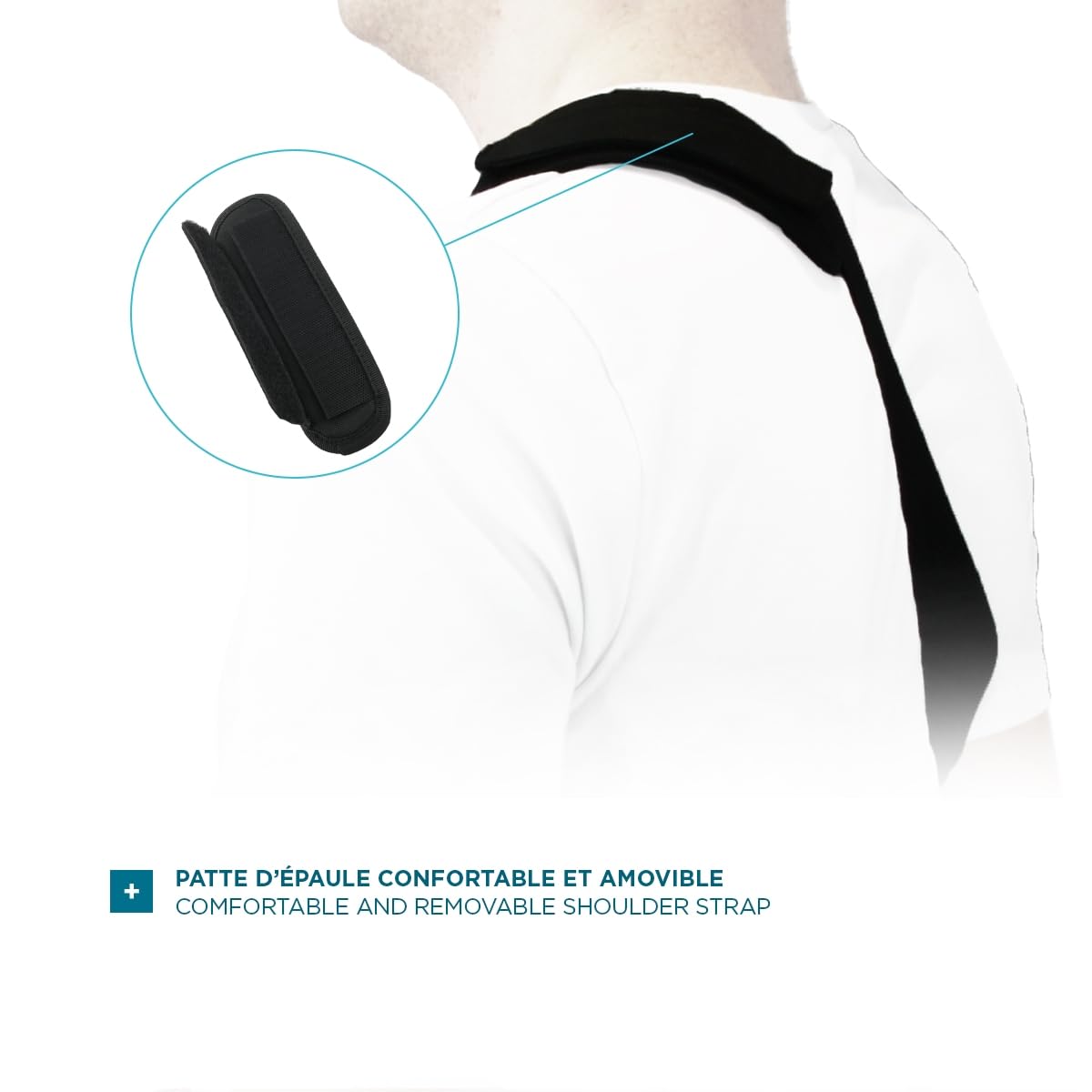 MOBILIS Tracolla Universale con Gancio in Tessuto, 1 Punto di Aggancio, Sistema di Sgancio di Sicurezza, Imbottitura per la Spalla Rimovibile, compatibile con Computer Palmari/Scanner/Smartphone