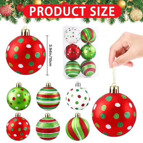 Boules de Noël scintillantes pour décoration de maison et fêtes - 4