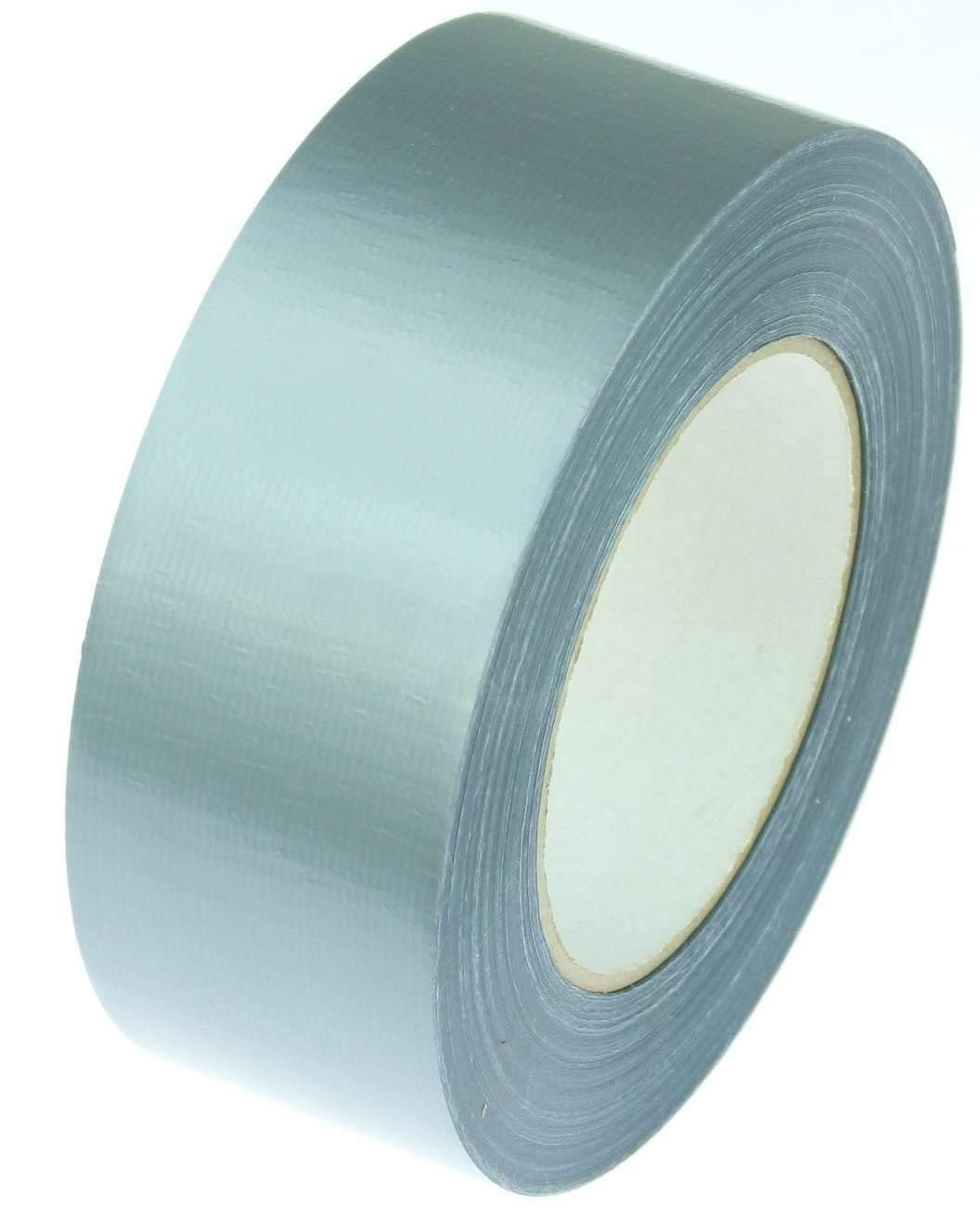 48 Rollen Gewebeband 50 m x 48 mm Silber/Grau - Panzerband Steinband Gaffa Tape Reparaturband