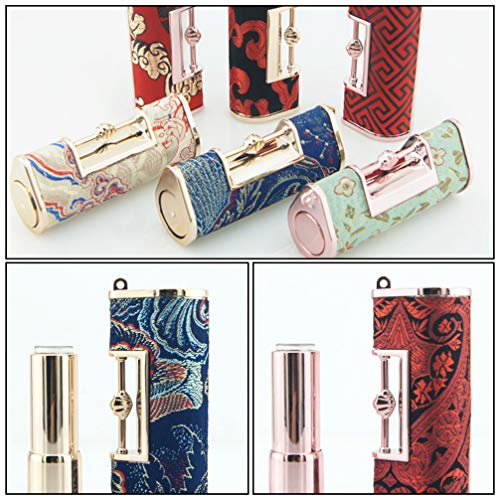 PIXNOR Vazio Tubo Batom Lip Balm Tubo Recarregáveis de Plástico Do Estilo Chinês Tubo Batom DIY Ofíc