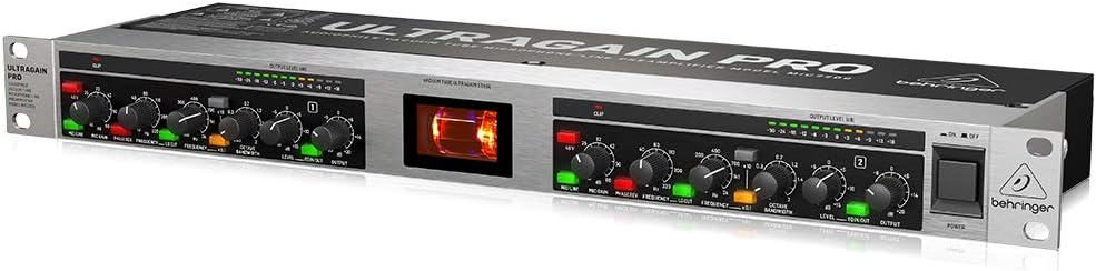 Behringer ULTRAGAIN PRO MIC2200 Audiophile Vacuum Tube Microphone/Line Preamplifier