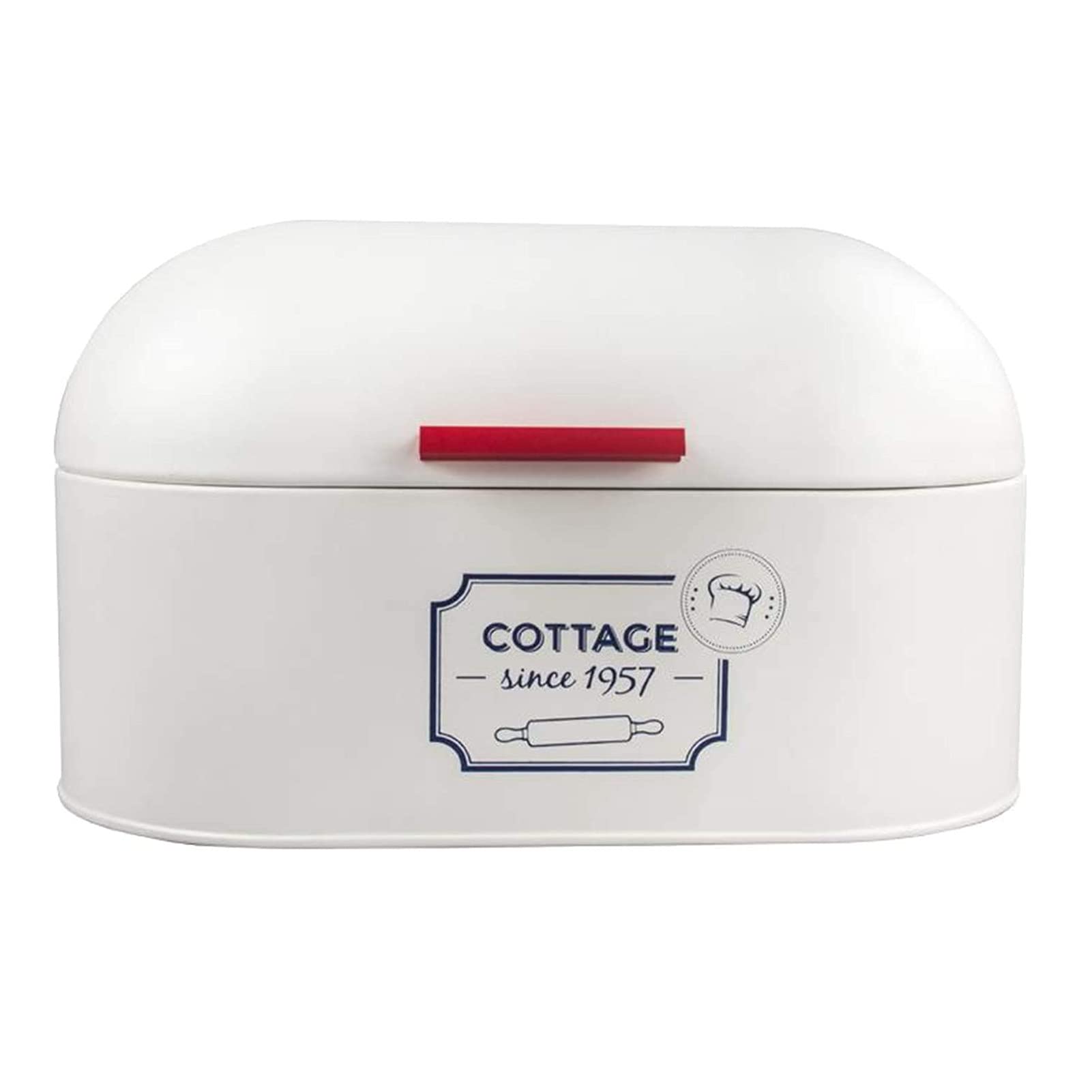 Inzopo Metal Bread Box Bread Storage Box Bread Storage Container Farmhouse Bread Box for Kitchen Countertop, Vintage Bread Bin with Lid