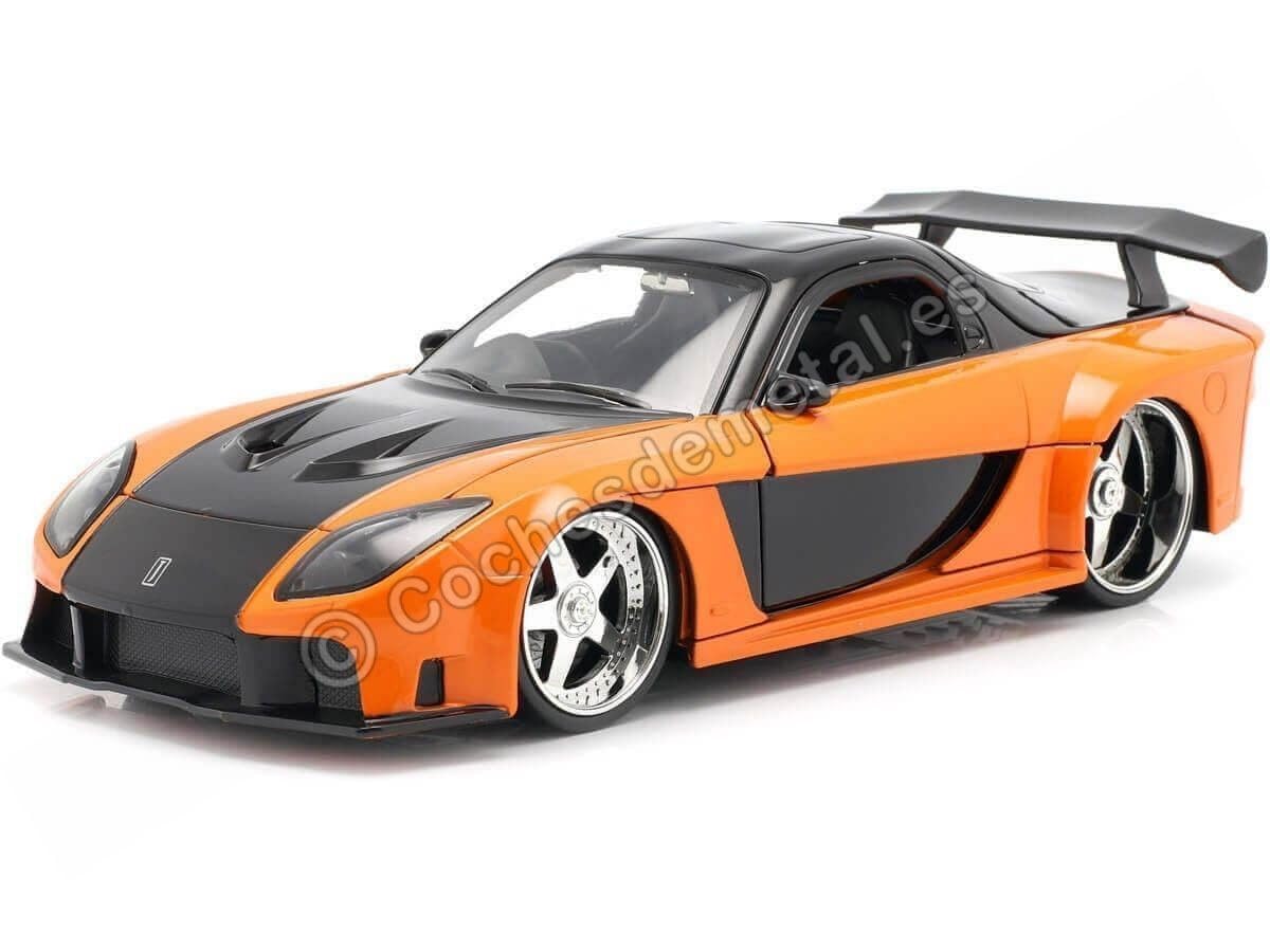 Jada HanS Mazda Rx-7 Orange And Black Fast & Furious Movie 1/24 Diecast Model Car -30732 (B081ZF7X2H) Amazon Price History, Amazon Price Tracker