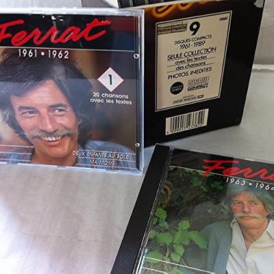 Jean Ferrat 9 disques compacts 1961-1989 / disques TEMEY