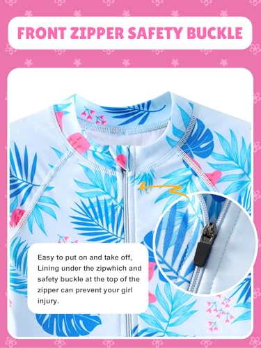 Image of Angel season Girls Swimsuits Kids Bathing Suit One Piece Swimwear with UPF 50+ Cute