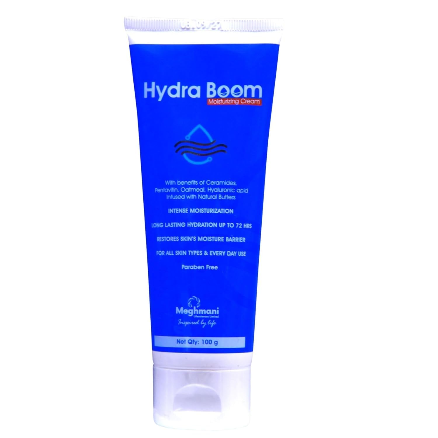KDIT Hydra Boom Moisturizing Cream with Ceramides, Hyaluronic Acid & Natural Butters, Paraben Free, 100g 1