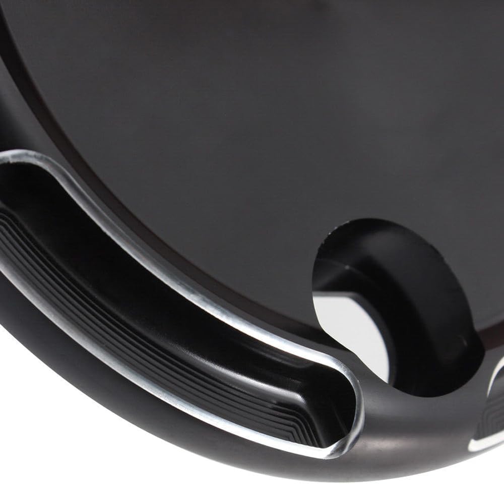Fuel Gas Tank Door Cover, Motorcycle Gas Box Cover, 2008-2017 Compatible with Harley Touring Street Glide, Electra Glide, Road Glide, Tri Glide Models