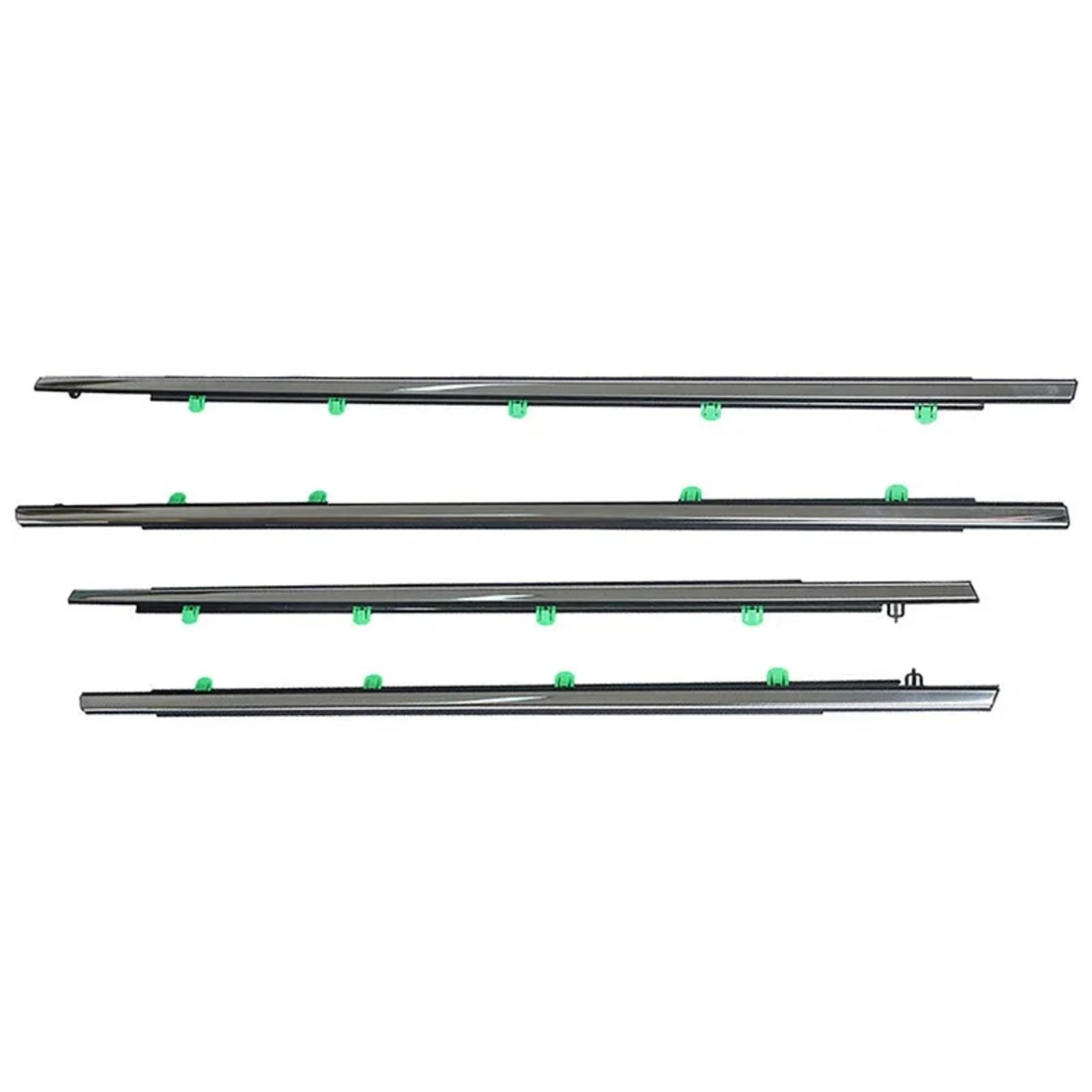 Glilar One Color Automotive Window Seals For Crv 2012-2016 4Pcs Car Door Window Decorative Weatherstrip Sealing Trim Molding Accessories
