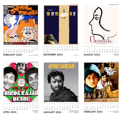 Image of Tallenge - Satyajit Ray - 2024 Wall Calendar - 12 x 17 Inches for Home & Office (Paper, Wall Calendar)