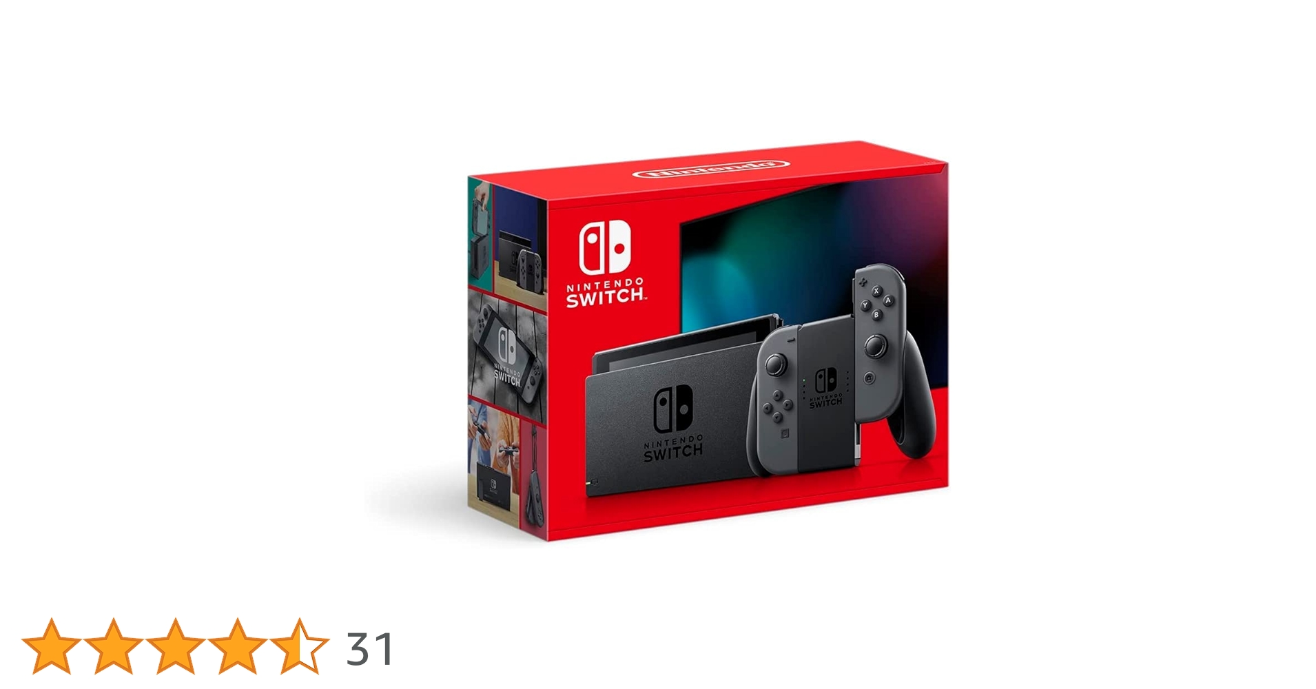 Nintendo Switch Nintendo Switch NINTENDO SWITCH JOY-CON Versatile gaming with Nintendo Switch Console and Gray Joy-Con.