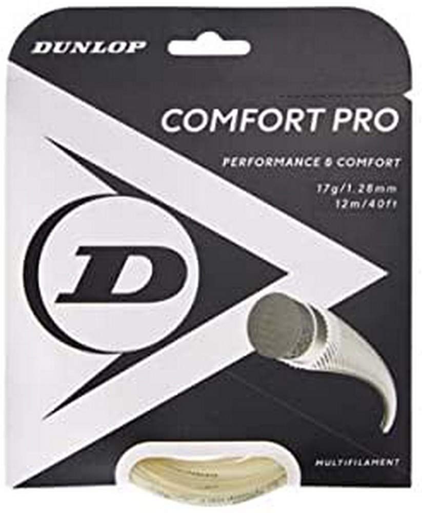 DUNLOP 624814 Corda da Tennis Comfort PRO, 12 m, Set 128 mm, 1 Pezzo