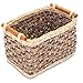 Decorasian Portaposate in rattan – Organizer per utensili, ad esempio per la scrivania, cestino per pannolini e salviette umide