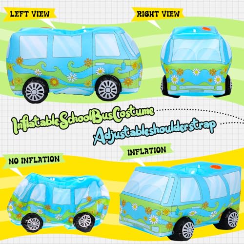 Disfraz Inflable Niño Perro Bus Halloween 3D miniatura 4