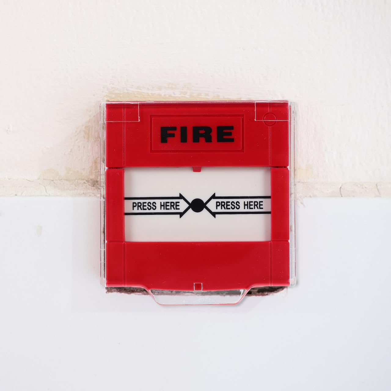 DOITOOL Pulsante Di Allarme Antincendio Manuale 3.39X3.39X2.01In Resettabile Interruttore Di Chiamata Di Emergenza Con Risposta Rapida E Installazione Semplice Per Sicurezza Domestica E Aziendale