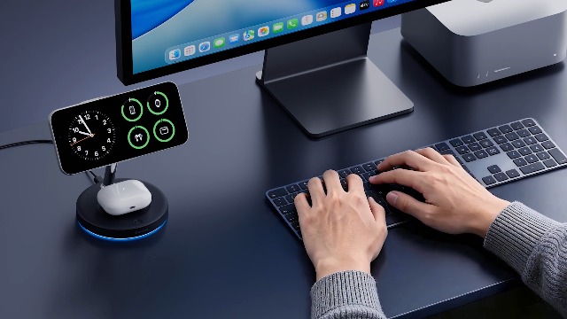 Amazon.com: 3 in 1 Mag-Safe Wireless Charger Stand for iPhone