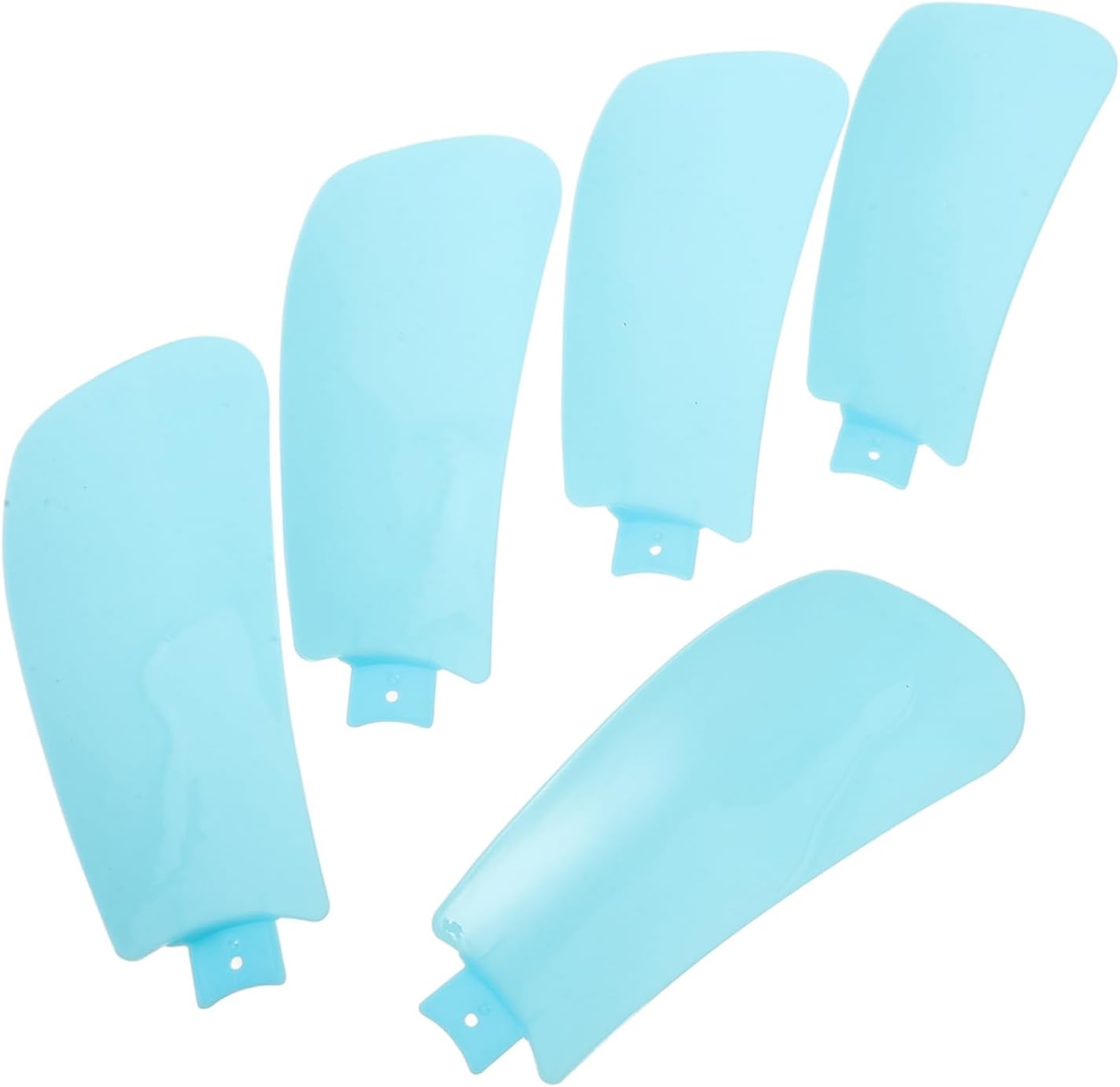 Uonlytech 15pcs Mini Ceiling Fan Replacement Easy to Install Plastic Blades for Table and Floor Fans Stylish Design for Home Decor