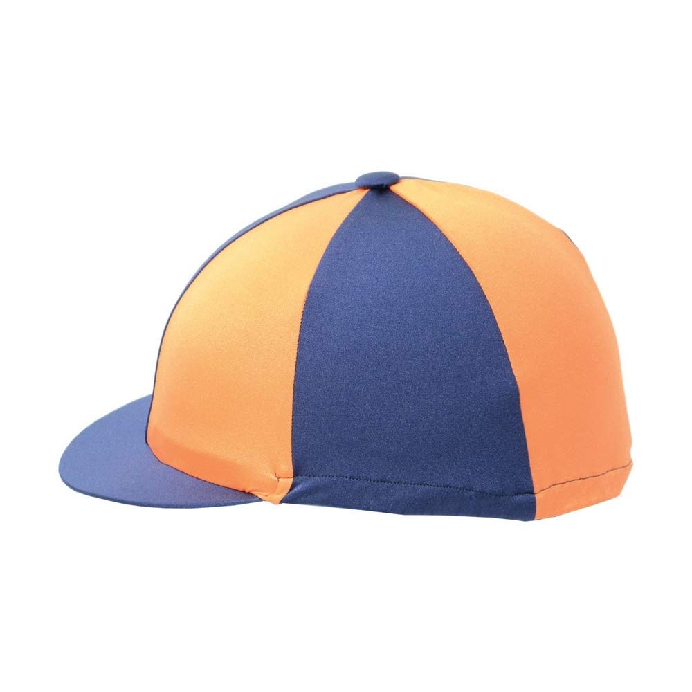 HY Two Tone Lycra Hat Cover One Size Navy Orange