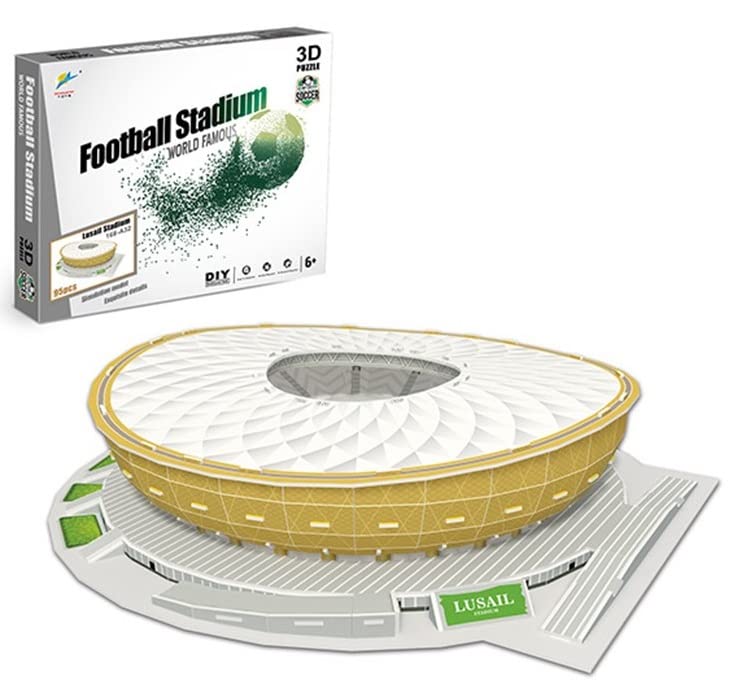 Amazon | 3D 組み立て模型 世界のサッカースタジアム (ルサイル・アイ