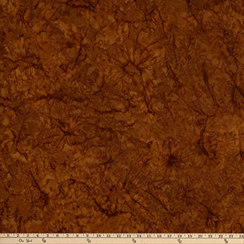 Premium Anthology Batiks Lava Solids Gingerbread Fabric by the Yard – Versatile Quilting & Crafting Material