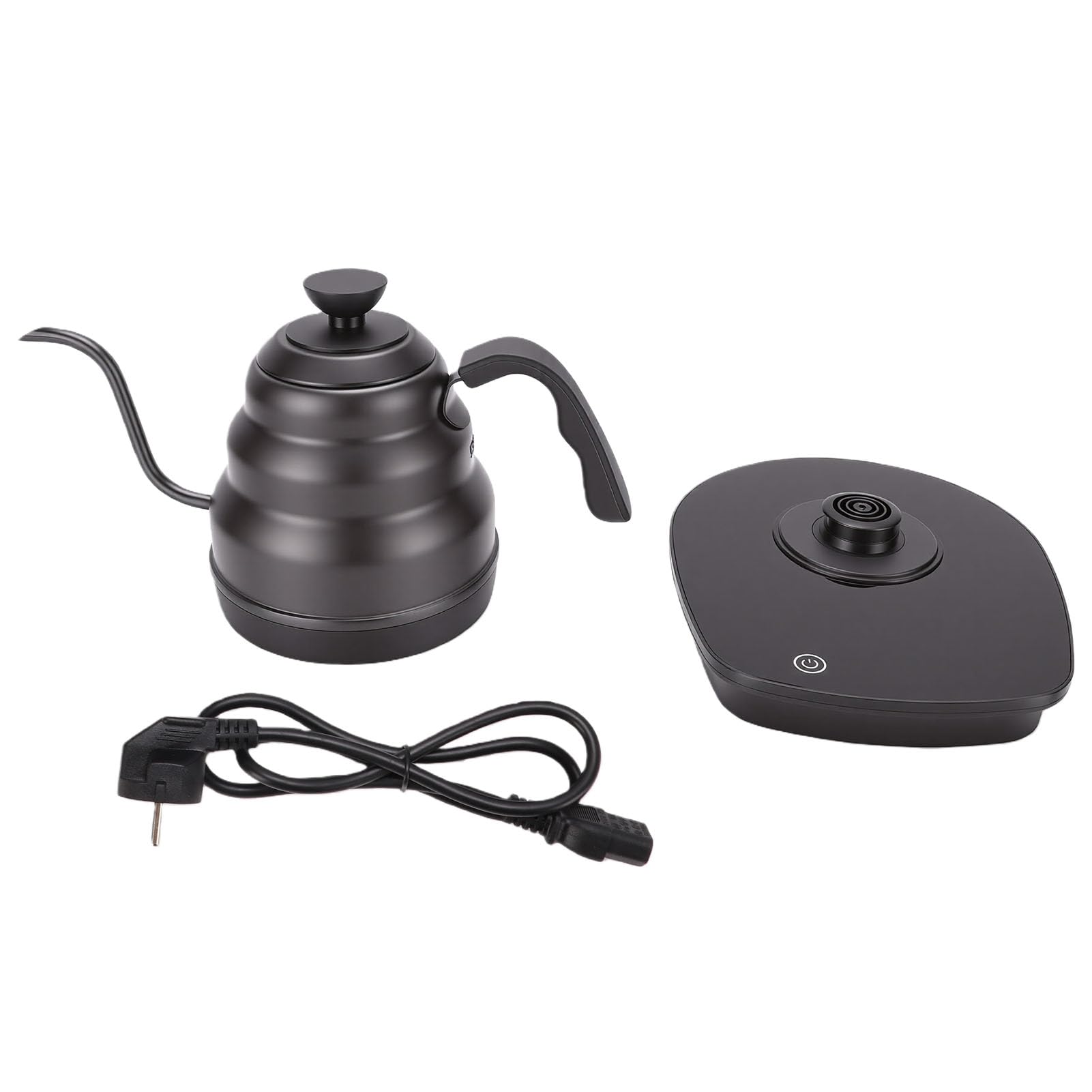 Generic Bollitore Elettrico in Acciaio Inossidabile 304 con Design Preciso per gli Appassionati di tè e caffè, Intervallo di Temperatura 40-100°C (Spina europea 220V)