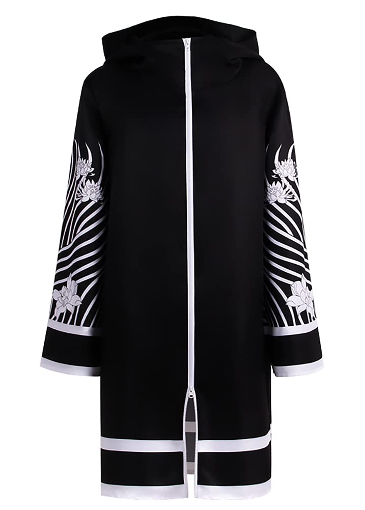 Piccodos Anime Keizo Arashi Benkei Brahman Tokyo Revengers Coat Cape Cloak Cosplay Costume Black Asian Size XL (Chest 99-101 cm)