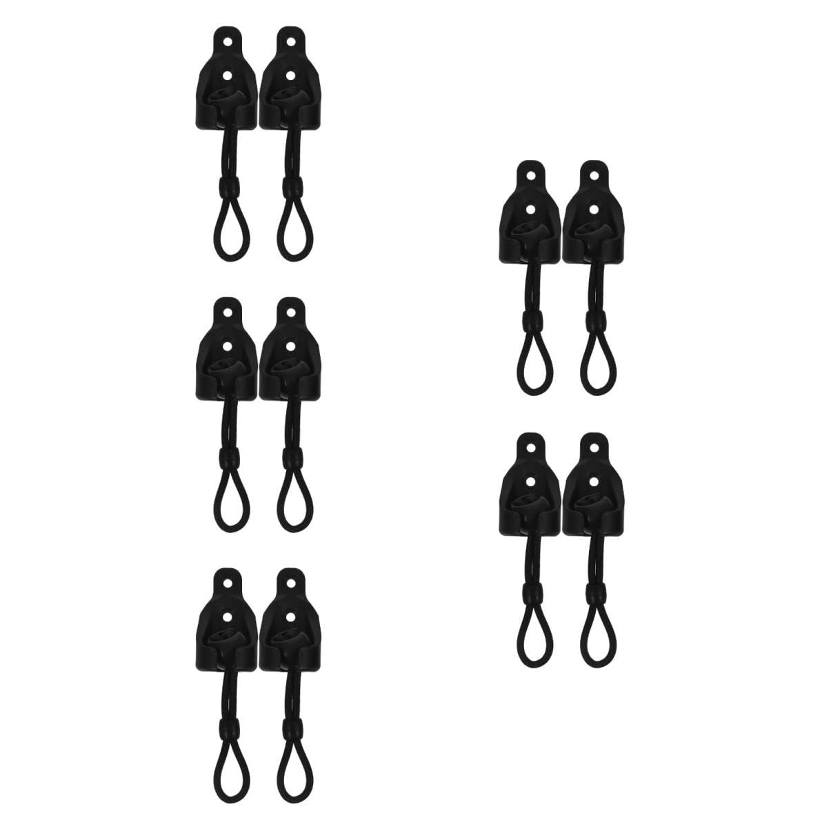 YARNOW 10 Set Fibbia per corda antivento per tapparella tapparelle notturne ganci per anelli per tende accessori per tapparelle - Accessori tende tapparelle avvolgibili fibbia parasole