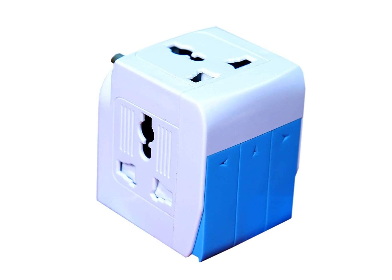 Vastarpara 3 pin Plug Adapter Universal Travel Adapter Multi-Plug with Individual Switch 3 Sockets Socket 3 Switches 5A-250V with Individual Switch and Indicator Extension Spike Buster Fuse Protected-image-20