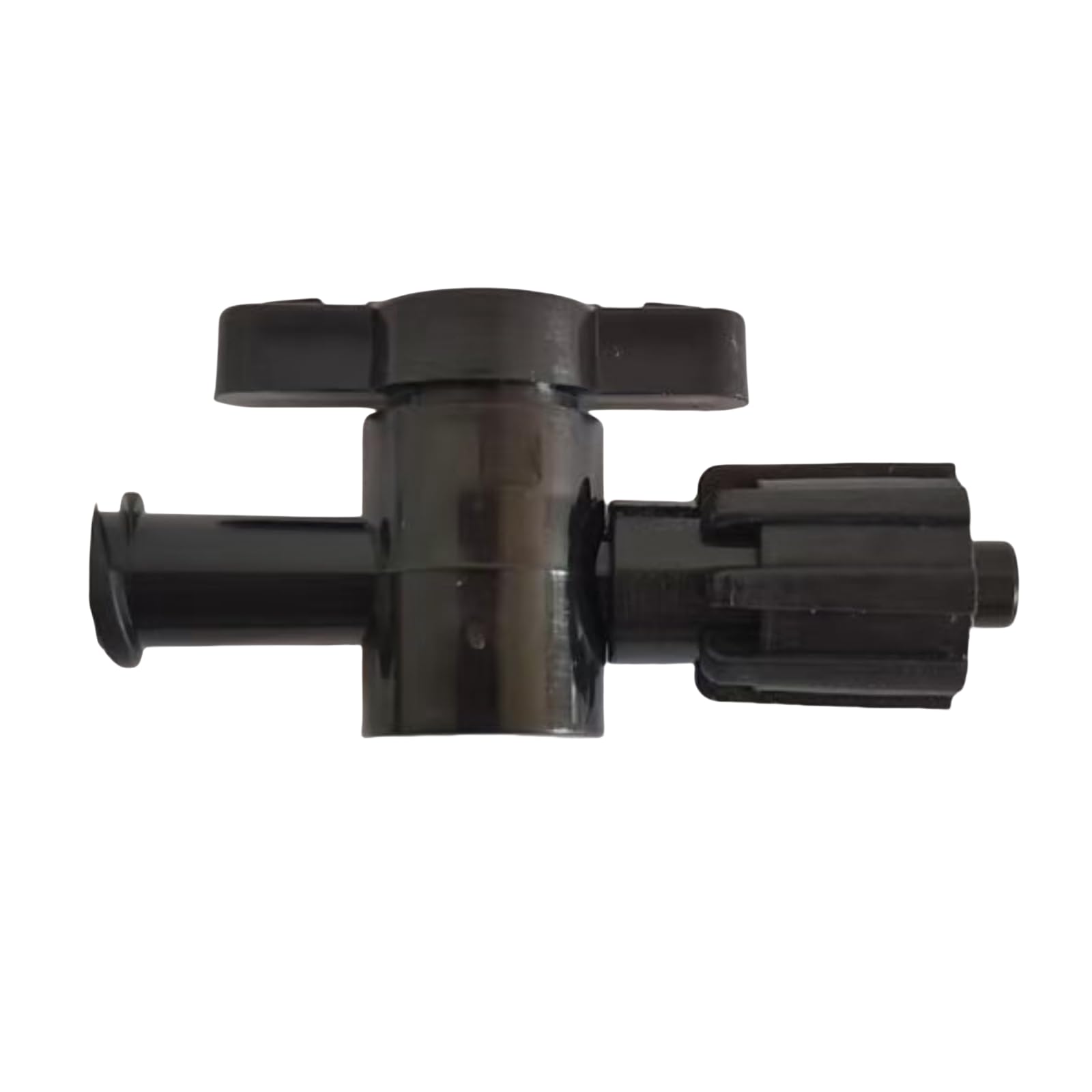 Paquete de 20 llaves de paso de 2 vías for transferencia e impresión de fluidos, interruptor de plástico reutilizable de PP duradero con tapa de bloqueo(Black)