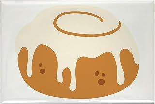 CafePress Cinnamon Bun Pastry Roll Magnets Rectangle Magnet (100 pack)
