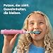 Philips Sonicare for Kids Smart elektrische Zahnbürste - Schallzahnbürste mit App, für Kinder 3+, 2 sanfte Putzprogramme, 2-Minuten-Timer, 2 Bürstenköpfe (Standard + Mini), Pink, Modell HX6600/11