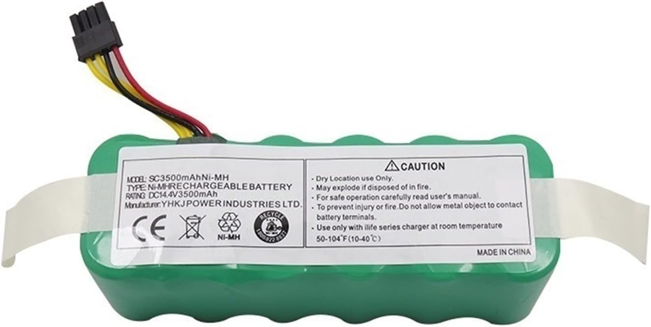 Battery Compatible With Kitfort KT504 Haier T322/T321/T320/T325 Compatible With Panda X500 X580 Compatible With Ecovacs Mirror CR120 Compatible With Dibea X500/X580 Robotic Vacuum Cleaner ( Color : 1P