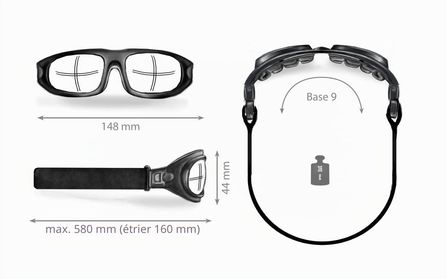 HELLY® – No.1 Bikereyes® | Lunettes de moto, lunettes de soleil pour moto, anti-buée, rembourrées | Verres interchangeables pour la conduite de nuit | Verres de sécurité HLT®