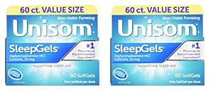 Image of Unisom Sleep Gels, 60 Count, 2 Pack