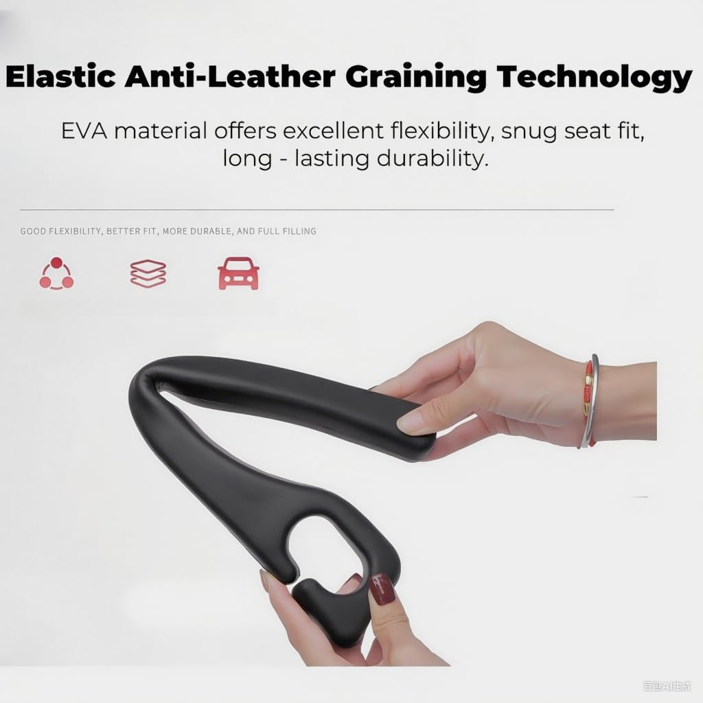 Yicplu Car Seat Gap Filler 2-Pack Universal Fit Car Seat Gap Plug Anti-Drop with Storage Soft Foam to — view 7