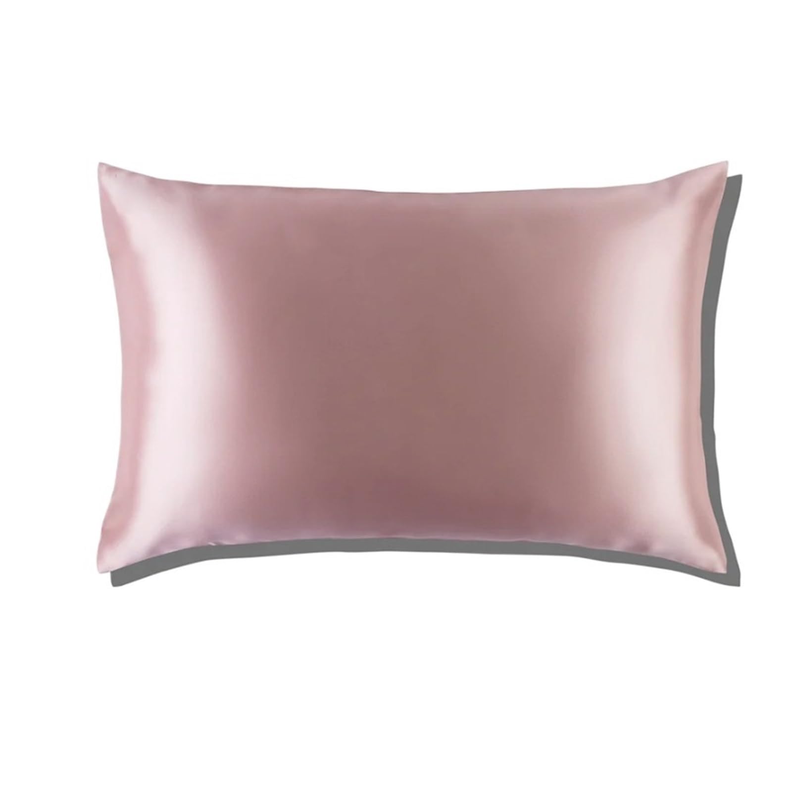 Silky Pillow Covers, Silk Pillowcase Multicolor Multiple Sizes(Pink,50x75cm)