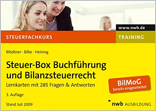 Steuer-Box Buchführung und Bilanzsteuerrecht: Lernkarten mit 285 Fragen & Antworten. (NWB-Steuerfac Steuer-Box Buchführung und Bilanzsteuerrecht: Lernkarten mit 285 Fragen & Antworten. (NWB-Steuerfac