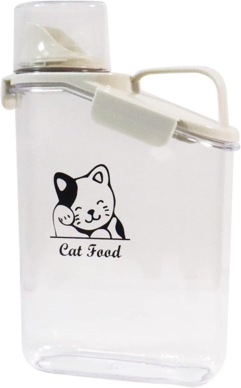 Ctomche Pet Food Storage Container Airtight Cat Food Container with