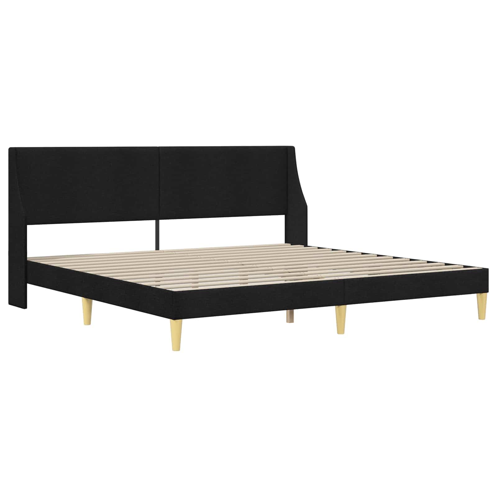 Rama łóżka z materacem i zagłówkiem z poliestru do sypialni, ergonomiczny design, oddychająca podkładka do spania, ze stabilnym stelażem, praktyczna przestrzeń do przechowywania