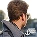 Anti-Slip Glasses Ear Hook Grip - 3 Pack - Stretch Fit for Sunglasses and Glasses (Black)
