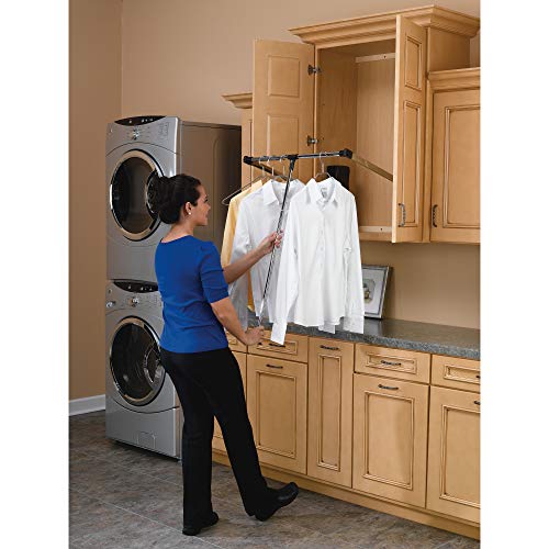 Image of Rev-A-Shelf 35 inch-48 inch Pull Down Adjustable Closet Rod w /Telescoping Handle
