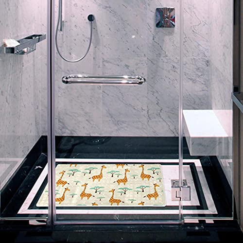 Tapis de bain antidérapant à ventouses et drainage pour enfant