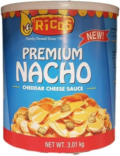 Ricos Premium Nacho Cheddar Cheese Sauce Family Owned Since 1909 3.01 kg