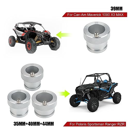 3Mirrors Wheel Bearing Greaser Tools Compatible With Ranger 800 900 Xp1000 And Most Utv Atv Polaris Can-Am Maverick X3 Bearings W/Inner Dimension Of 35Mm+39Mm+40Mm+ 44Mm, 4 Pcs Upgrade #TOP3